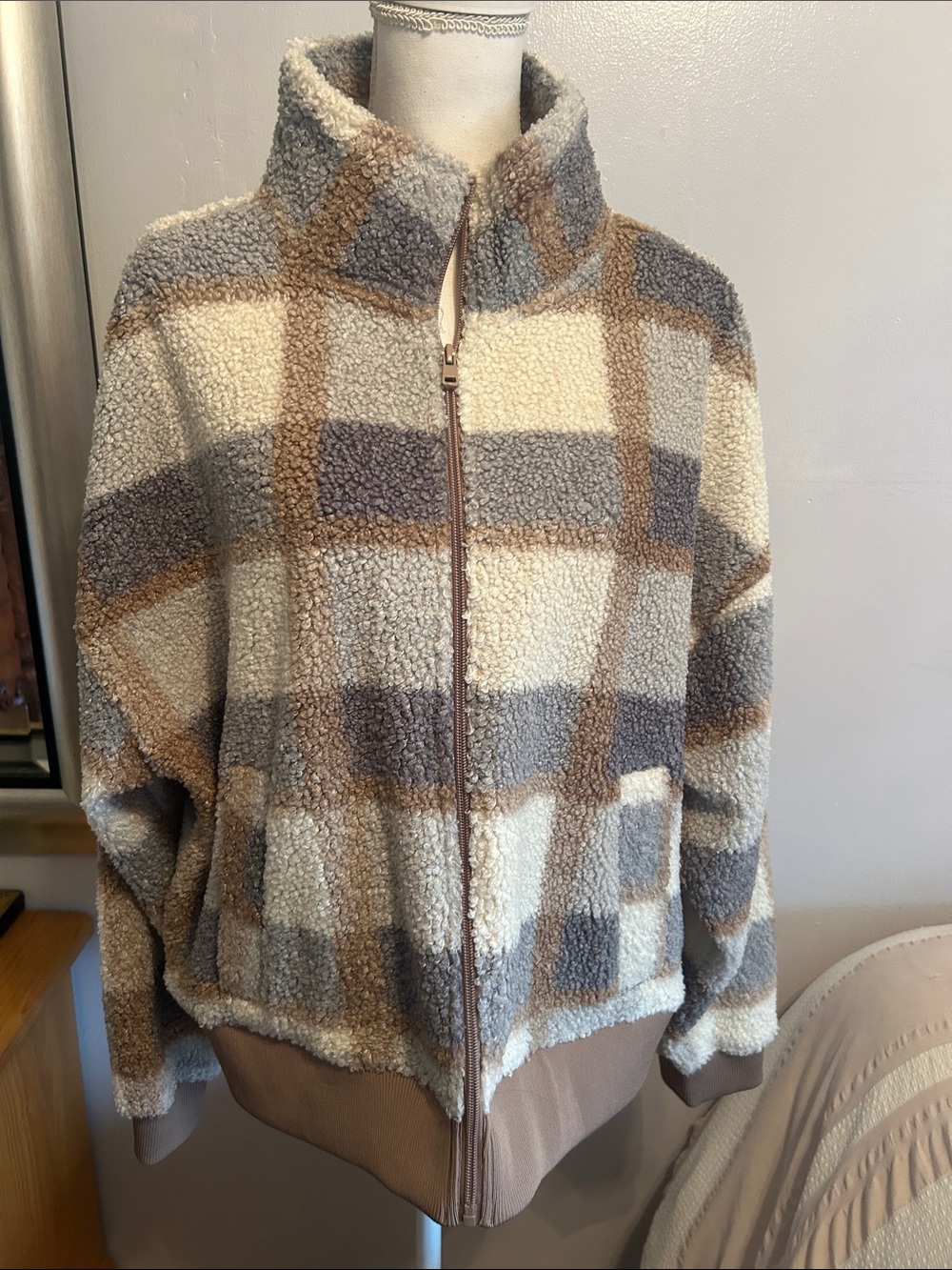 Aspen Fuzzy Zip Up